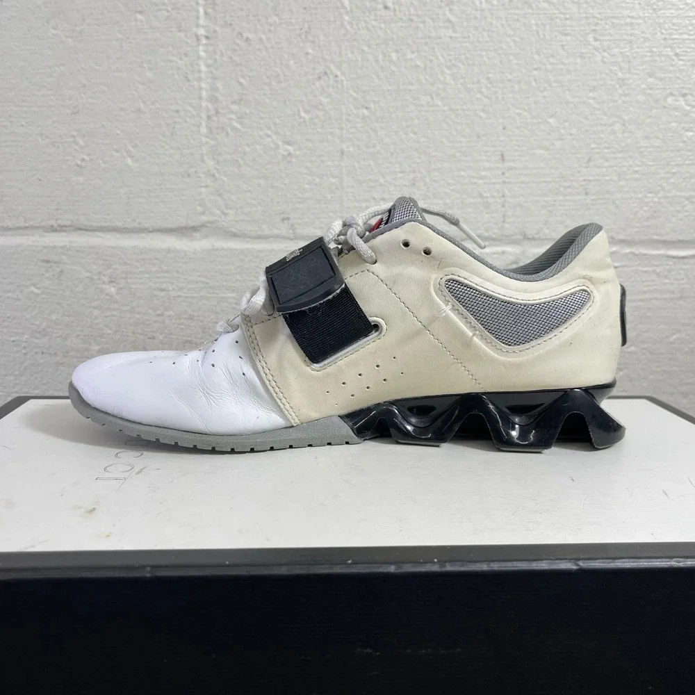 Reebok CrossFit U-Form J85209 White‎ Black Weightlifting Shoes Women's 7 US